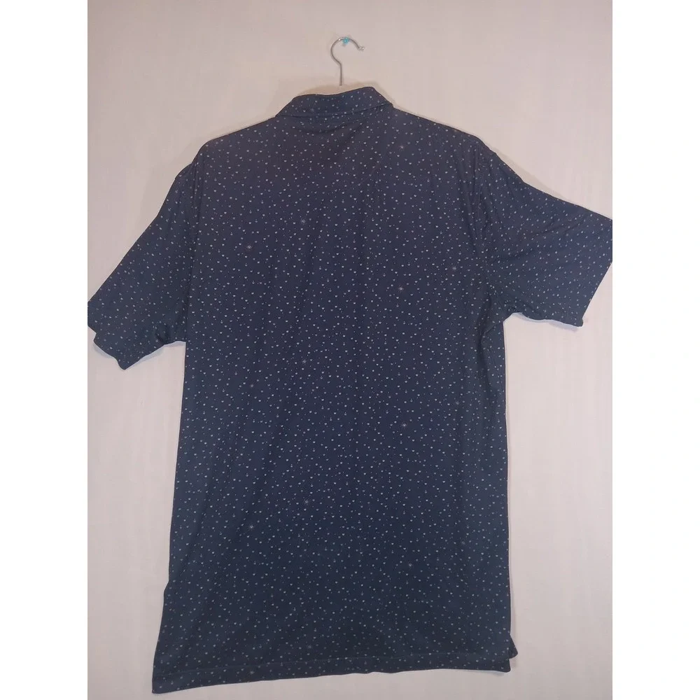 Peter Millar Summer Comfort Polo Shirt Men's Medium Colorful Graphic Print
